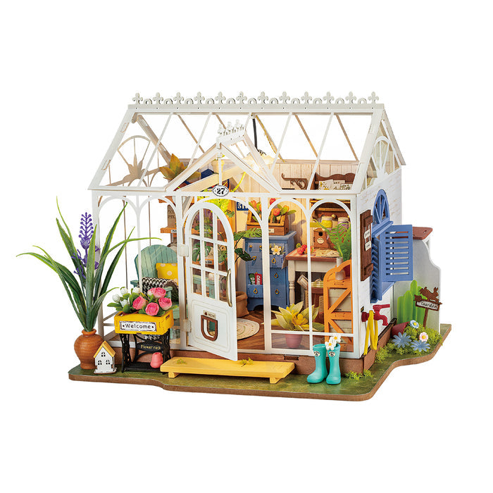 Rolife, Dreamy Garden House DIY Miniature House Kit, DG163, DIY book nook kit, front view