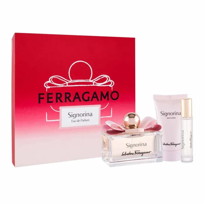 Salvatore Ferragamo Signorina 3-Piece Gift Set Eau de Toilette, front view