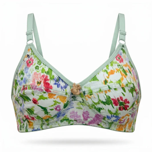 Silqiaa Pack of 2 Cotton Floral Printed Bra (A/N: 56)
