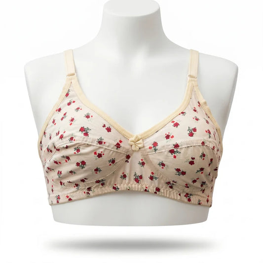 Silqiaa Pack of 2 Cotton Non Padded Printed Bra (A/N: 53)