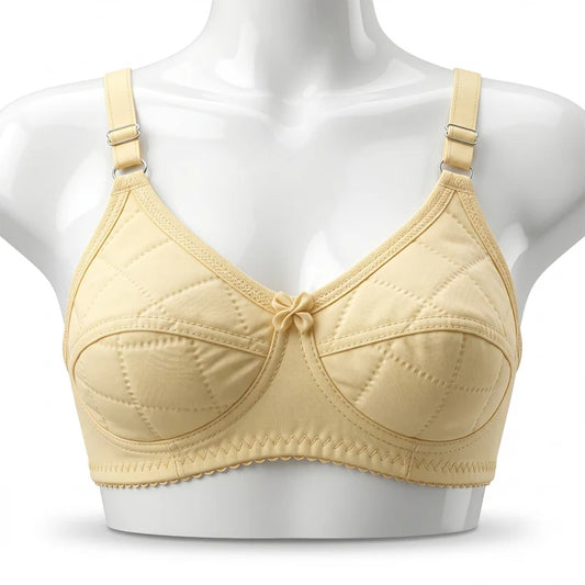 Silqiaa Pack of 2 Everyday Cotton Comfort Bras (A/N: 60)