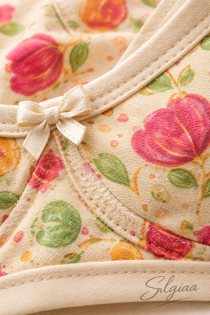 Silqiaa Pack of 2 Floral Soft Cotton Bras  (A/N: 6)