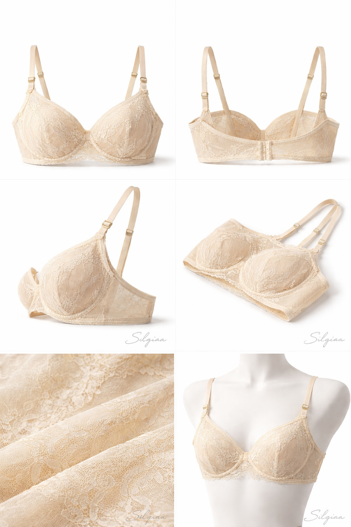 Silqiaa Pack of 2 Lightweight Net Bra  (A/N: 16)