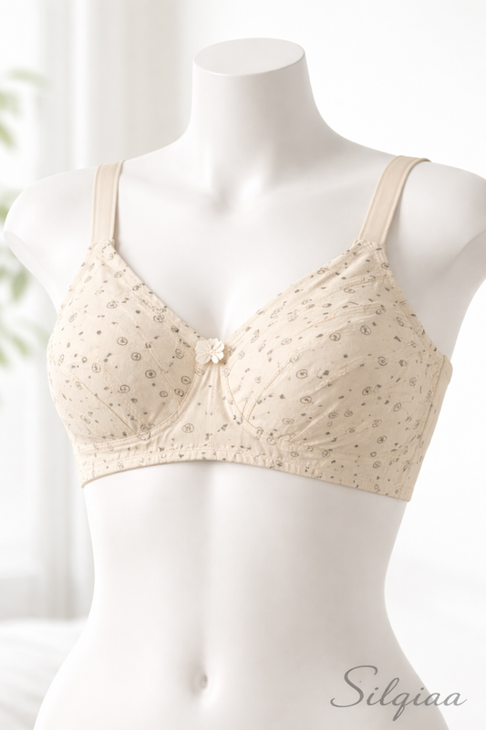 Silqiaa Pack of 2 Soft Jersey Printed Bras (A/N: 17)