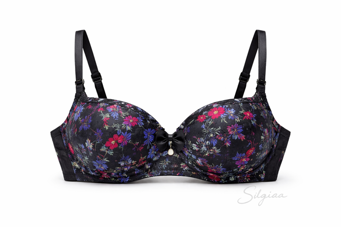 Silqiaa Pack of 2 Soft Padded Floral Bra  (A/N: 4)