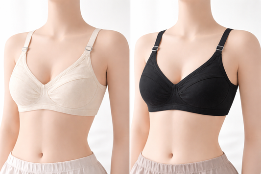 Silqiaa Pack of 2 Soft Premium Jersey Bras  (A/N: 5)