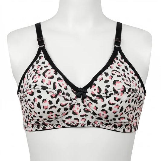 Silqiaa Printed Pack of 2 Soft Cotton Bra (A/N: 59)