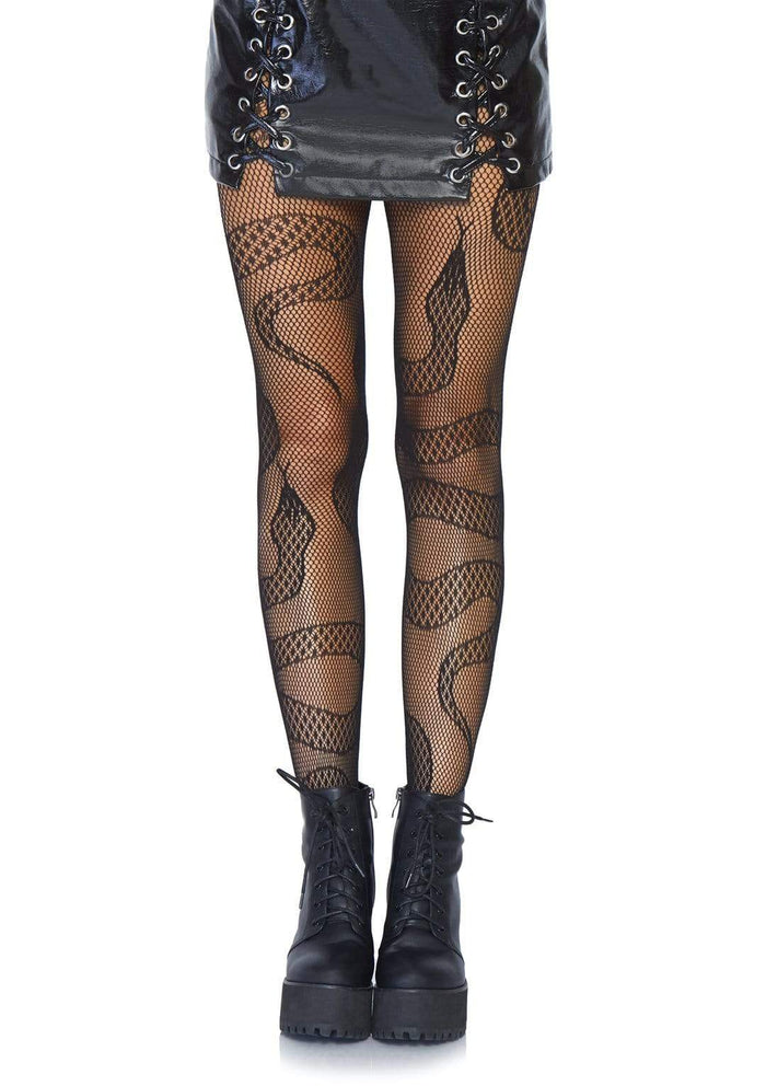 Leg Avenue Snake Fishnet Tights