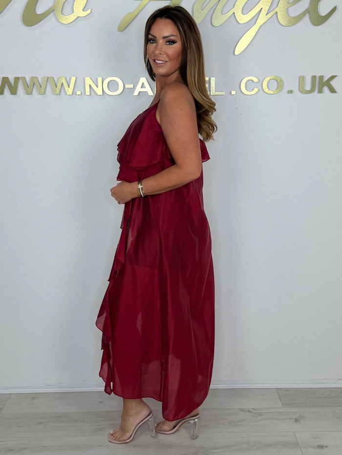 Spaghetti Strap Layered Ruffle Top (4 Colours)