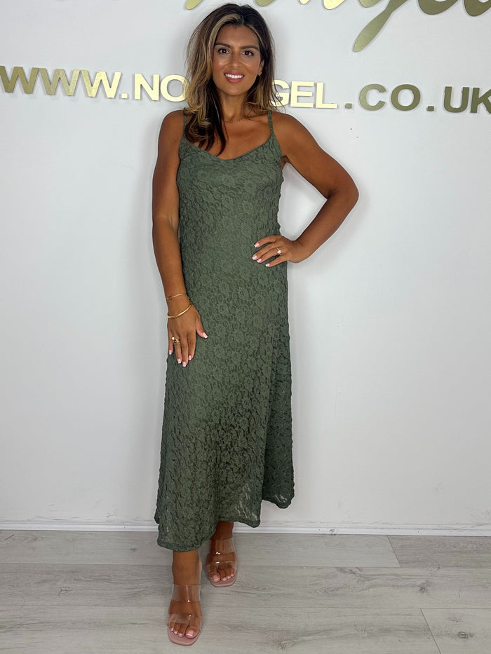 Strappy Lace Lined Maxi Dress (4 Colours)