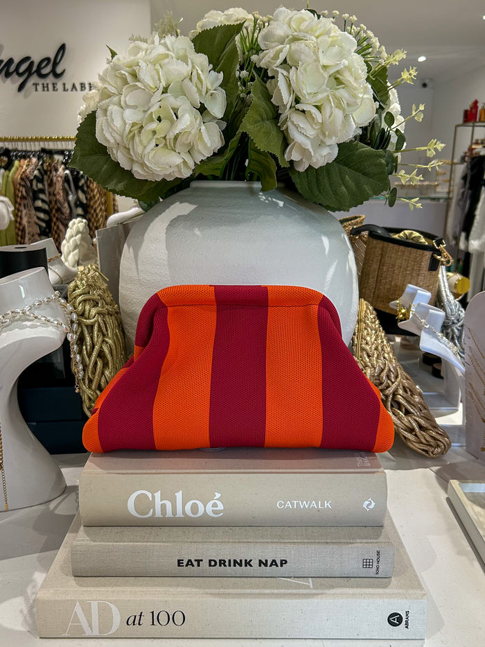 Striped Clutch Bag (5 Colours)