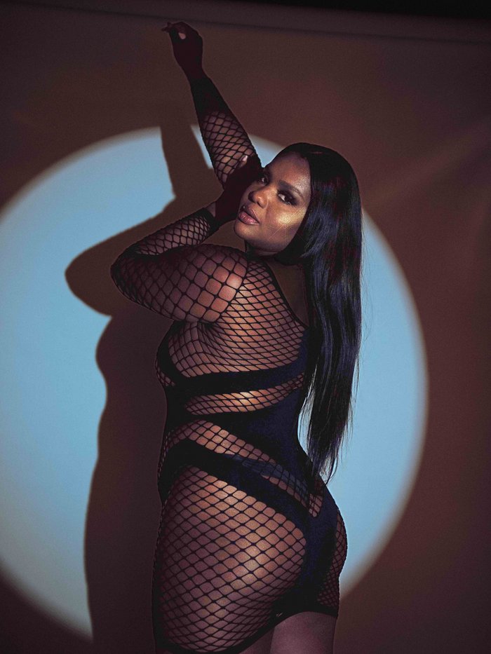 color_black | Leg Avenue Take Charge Plus Fishnet Dress
