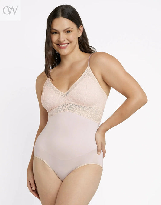 Tame Your Tummy Lace Bodysuit | Pink Maidenform