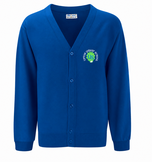 Upton Infant School - Royal Blue Raglan Cardigan