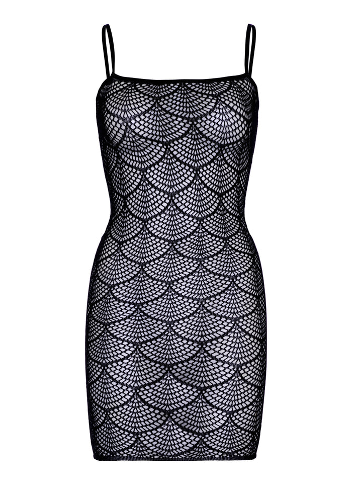 Leg Avenue Vacay Vibes Shell Net Mini Dress
