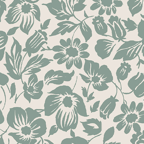 Laurel Green Meadow Floral