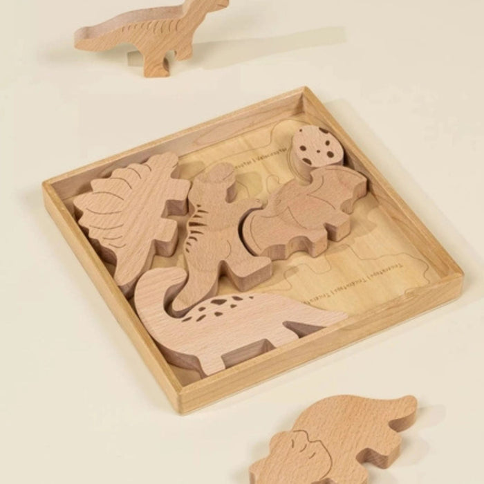 Wooden Balance Puzzle - Dino