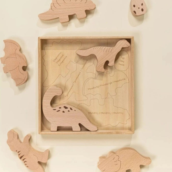 Wooden Balance Puzzle - Dino