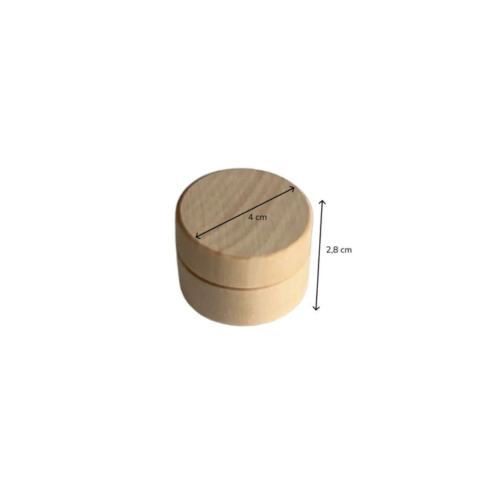 Wooden Teeth/Hair Lock Box